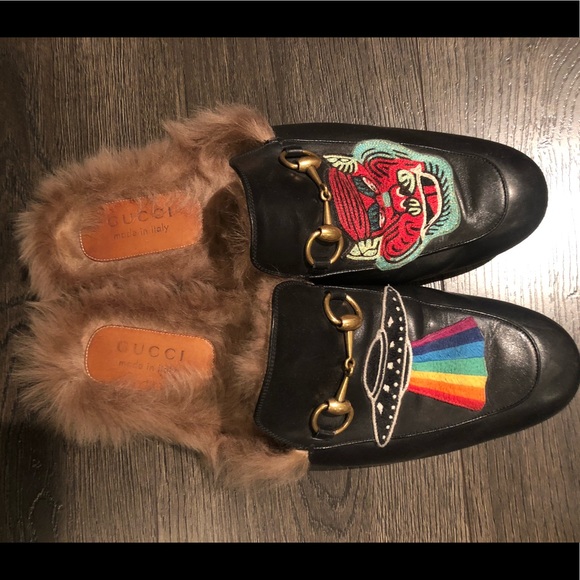 SOLD — Gucci Princetown Loafers w Appliqués - Picture 2 of 8